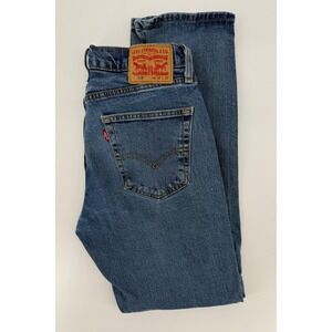 Levis 514 Jeans Mens 32x32 Blue Straight Leg Distressed Denim Pants